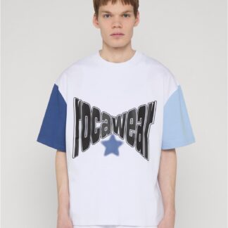 Rocawear COLORED T-Shirt brightwhite/truenavy/brunnerablue