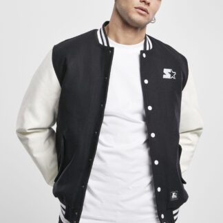 Starter College Jacket black/white von Starter Black Label