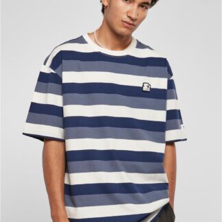 Starter Sun Stripes Oversize Tee darkblue/vintageblue/palewhite von Starter Black Label