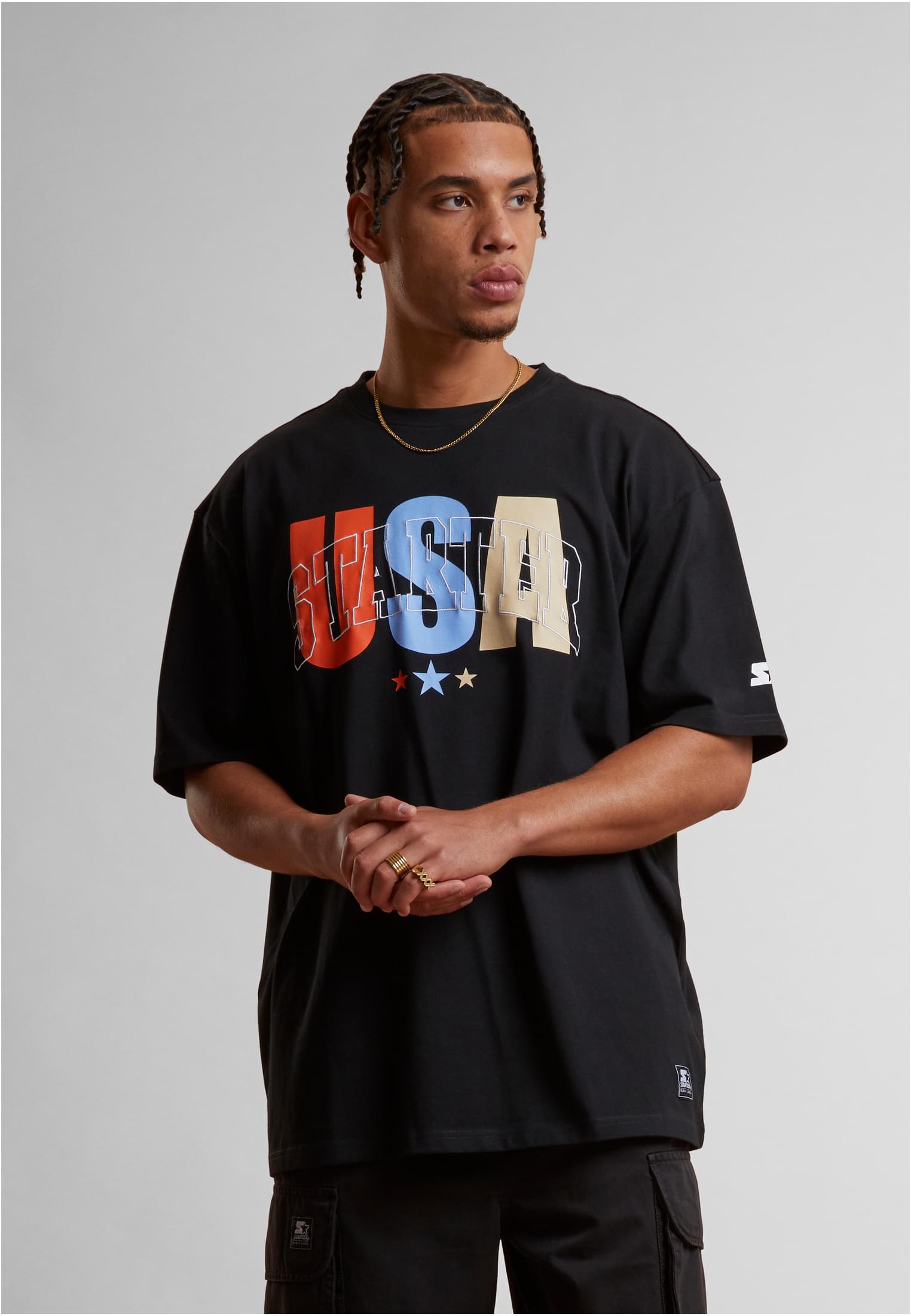 Starter USA Oversized Tee black