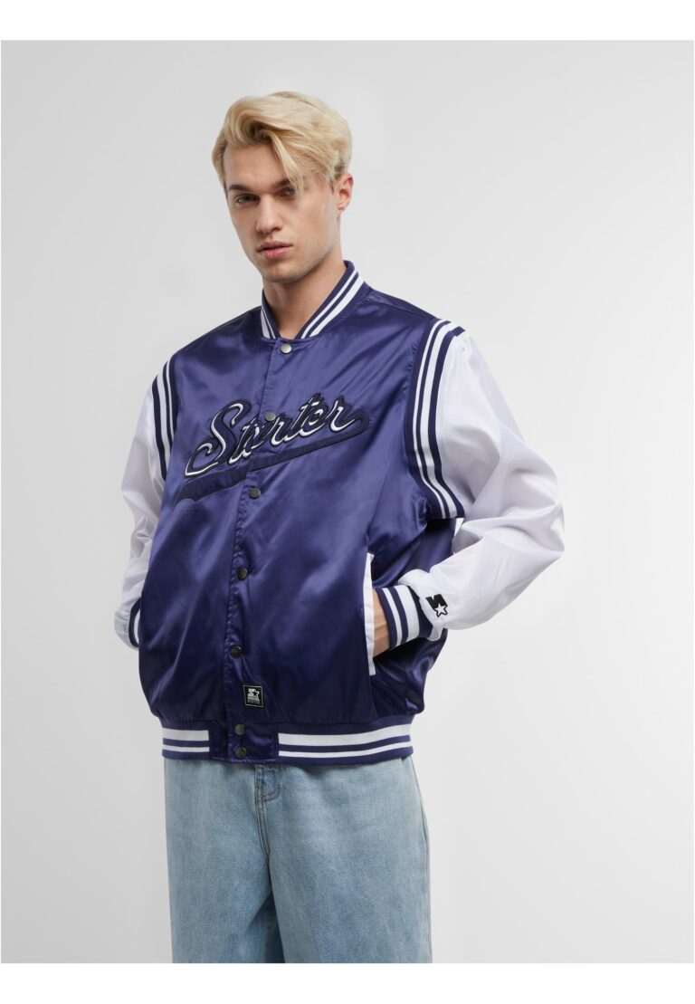 Starter Satin College Jacket deepnight