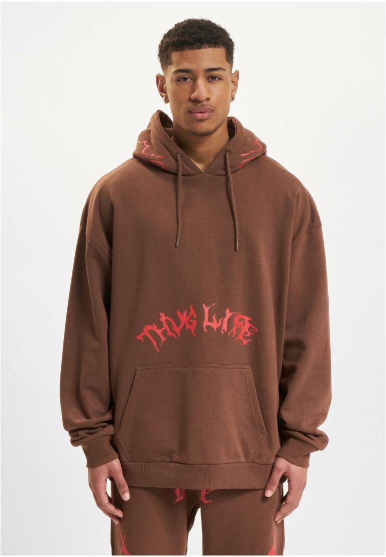 Thug Life Ink Hoodies brown