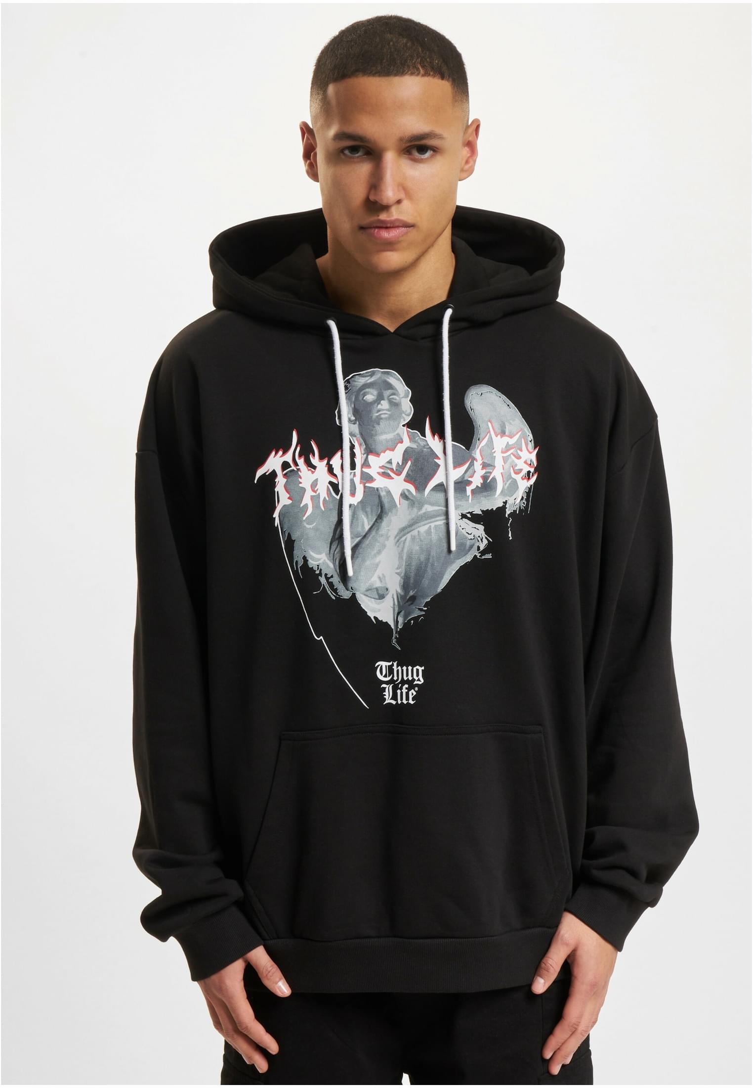 Thug Life Atmosphere Hoodies black